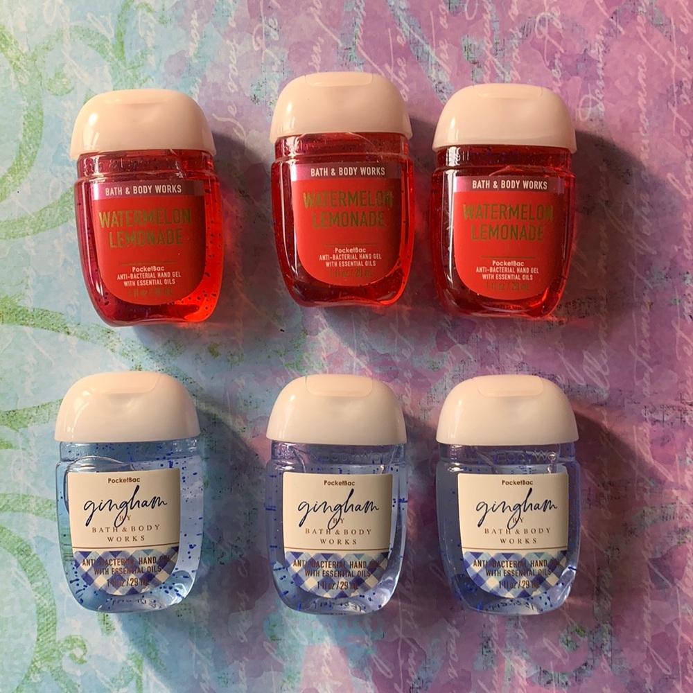 Bath & Body Works PocketBac - 6 pc - Watermelon Lemonade & Gingham